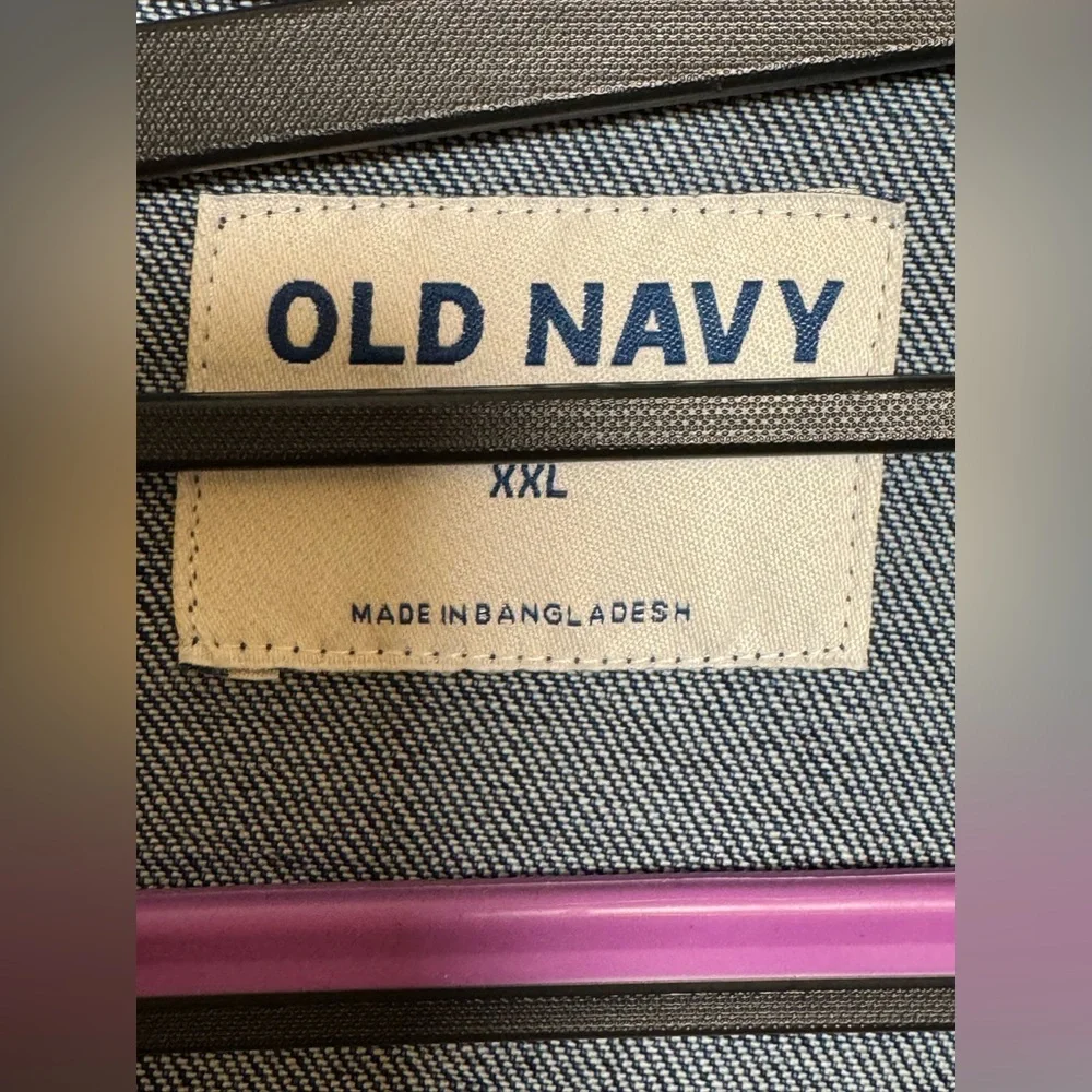 Old Navy Blue Denim Jacket XXL - Picture 3 of 9